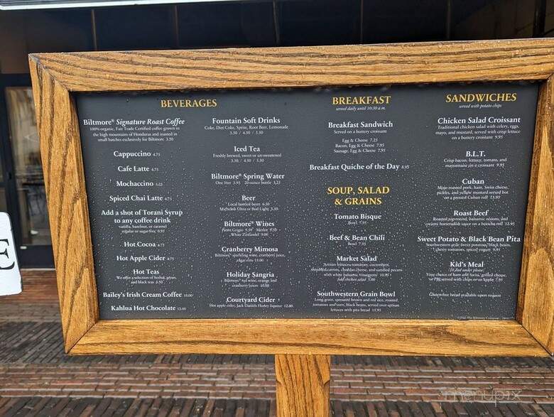 Bake Shop - Asheville, NC menu_pic