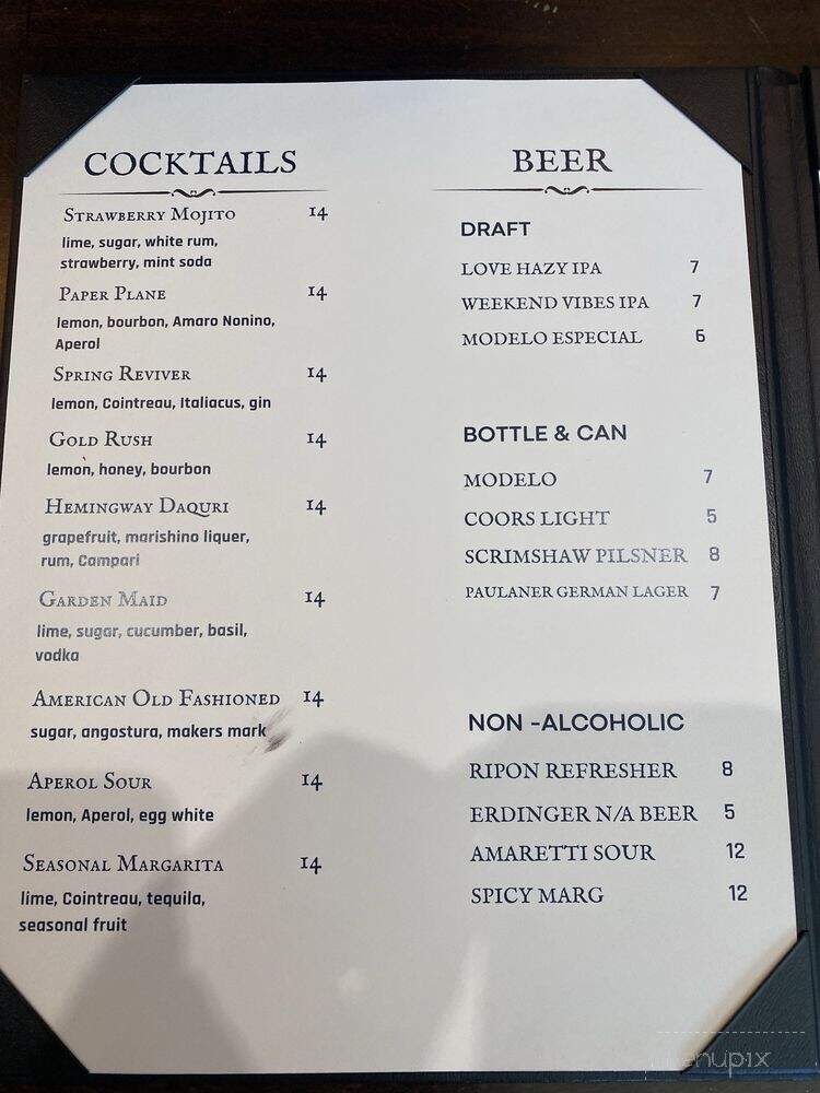 American Social - Ripon, CA menu_pic