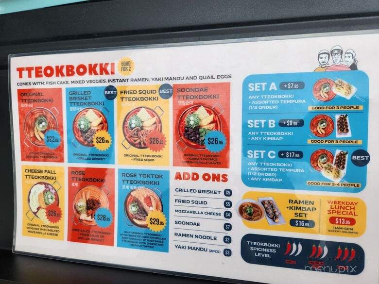 Young Dabang - Irvine, CA menu_pic