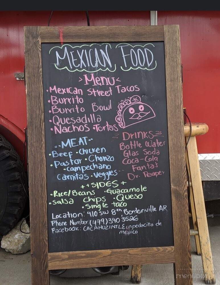 Rolling Taco - Bentonville, AR menu_pic