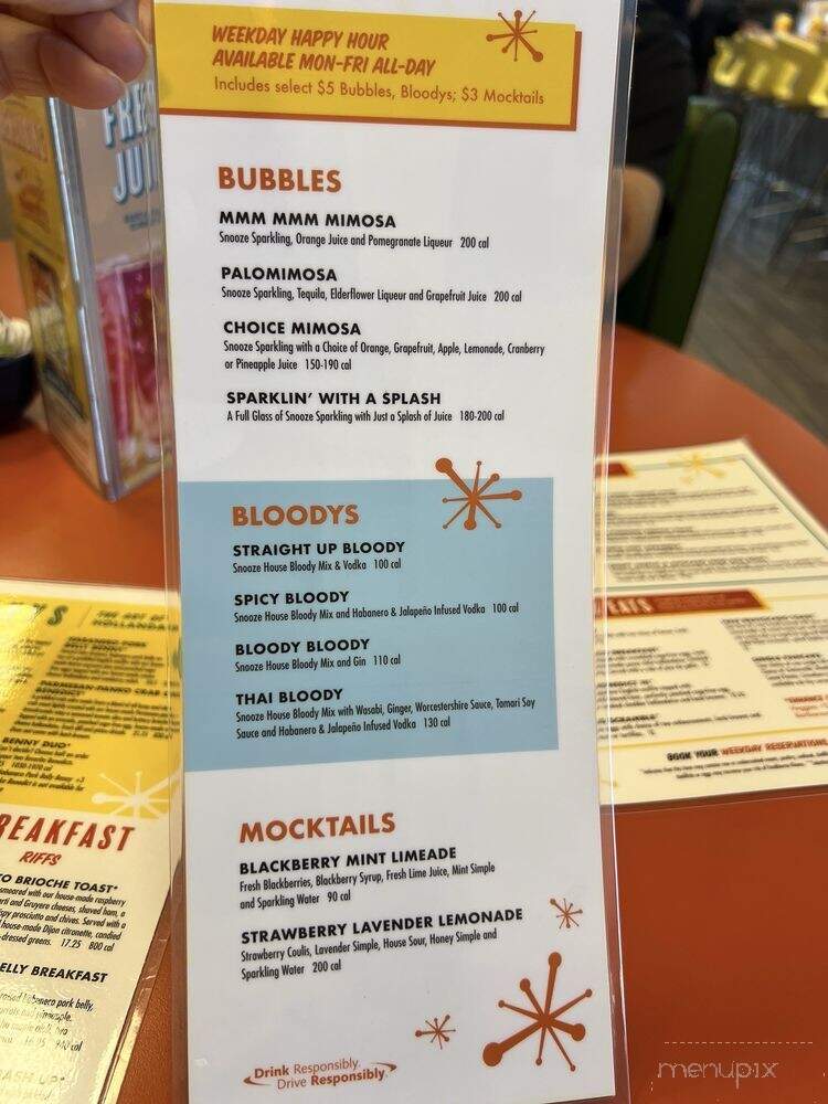 Snooze, an A.M. Eatery - Huntington Beach, CA menu_pic