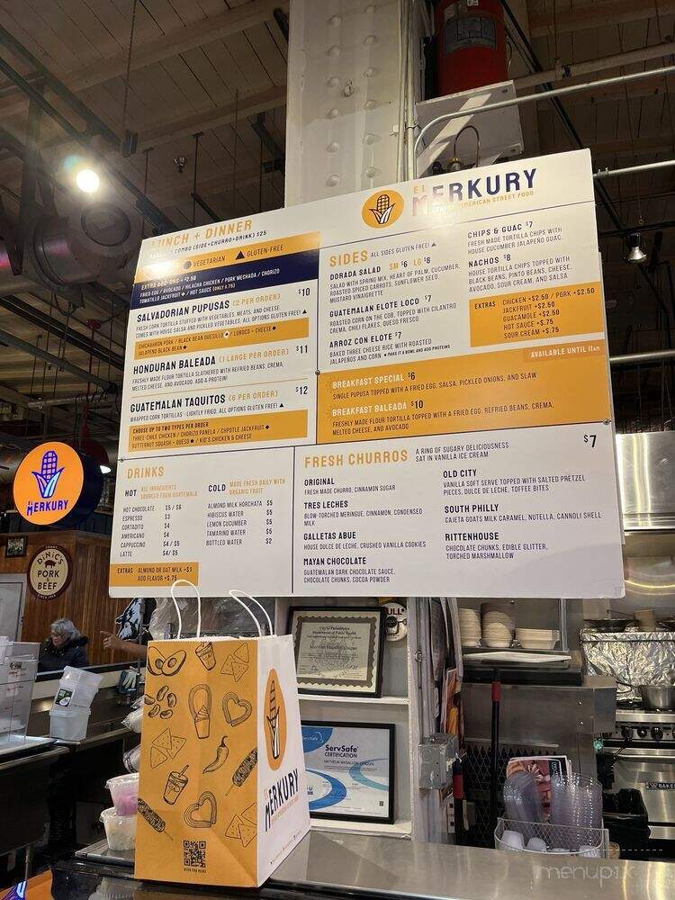 El Merkury at the Market - Philadelphia, PA menu_pic