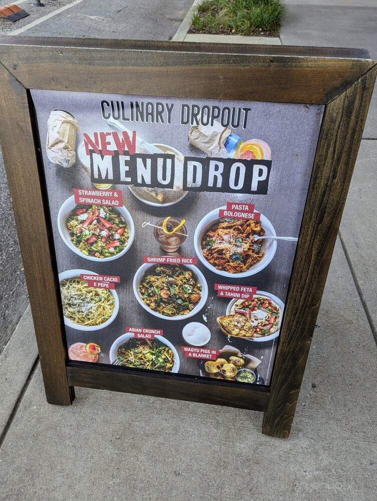 Culinary Dropout - Atlanta, GA menu_pic
