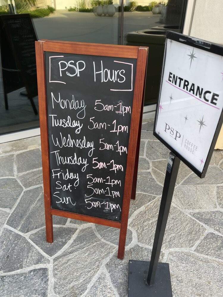 PSP Coffee House - Palm Springs, CA menu_pic