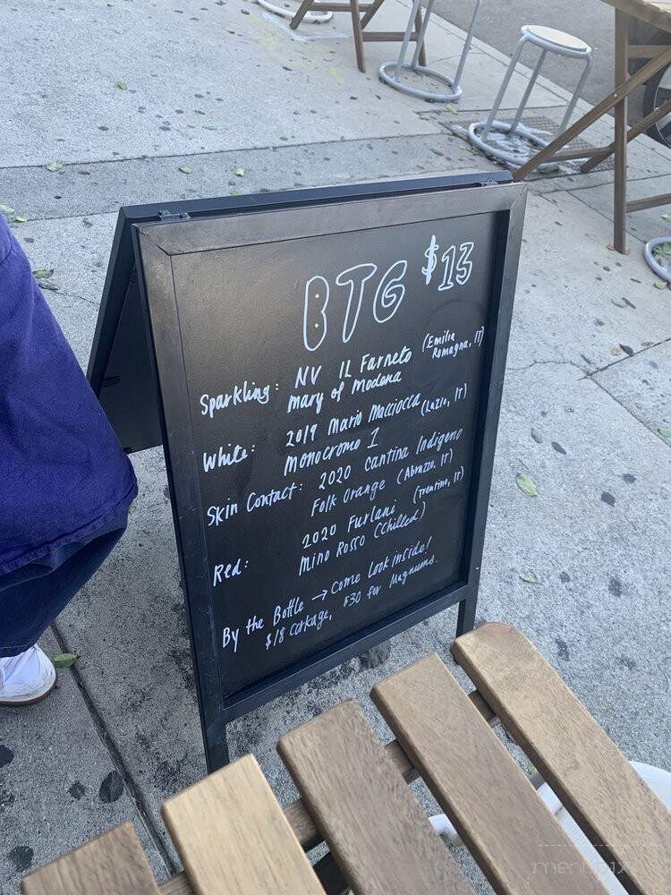 Voodoo Vin - Los Angeles, CA menu_pic