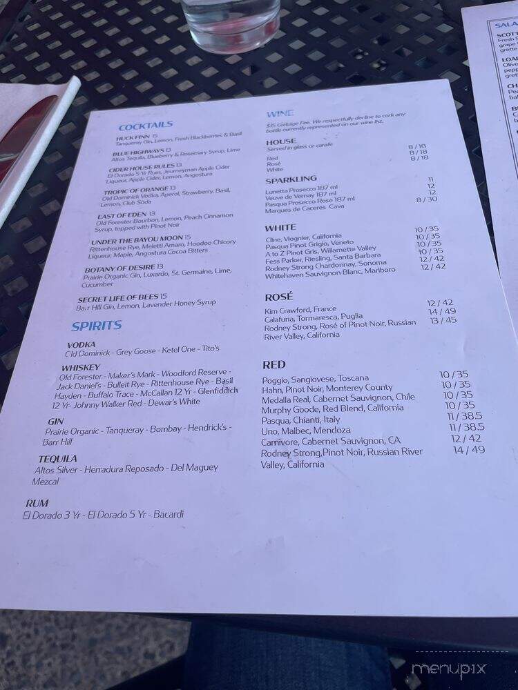 Libro at Laurelwood - Memphis, TN menu_pic