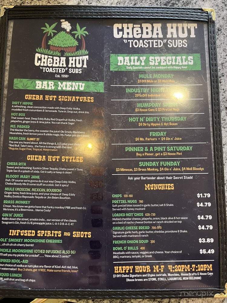 Cheba Hut Toasted Subs - Albuquerque, NM menu_pic