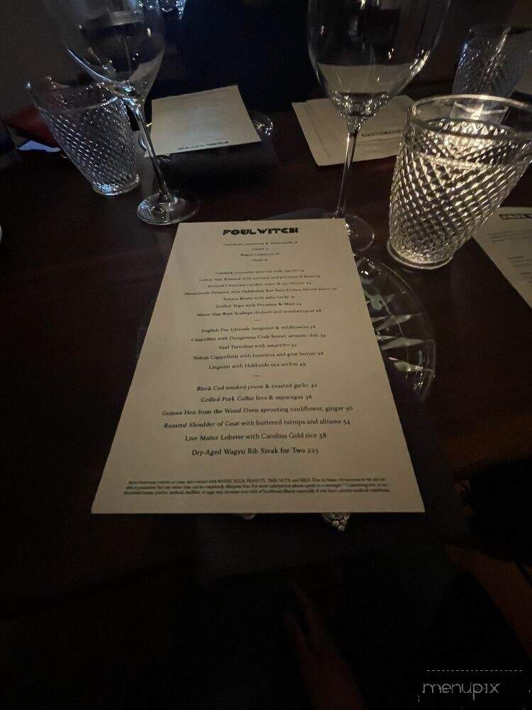 Foul Witch - New York, NY menu_pic
