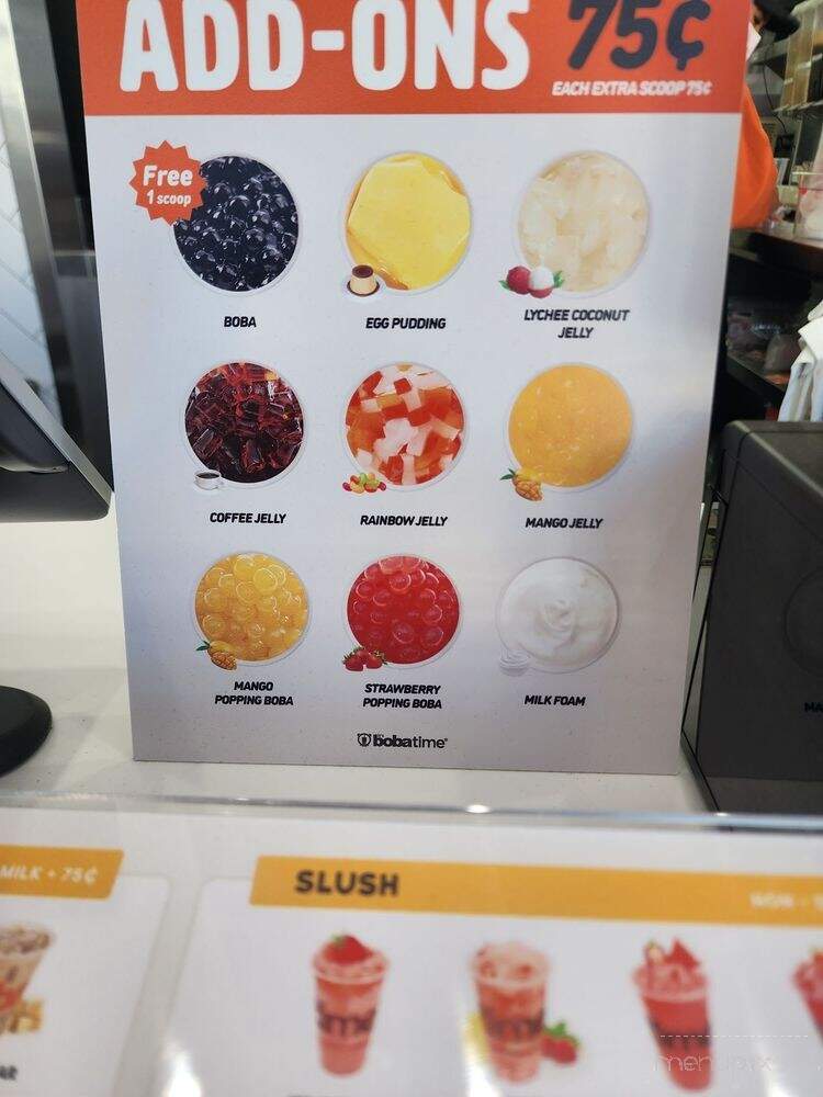 It's Boba Time - Moreno Valley, CA menu_pic