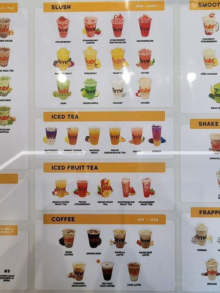 It's Boba Time - Moreno Valley, CA menu_pic