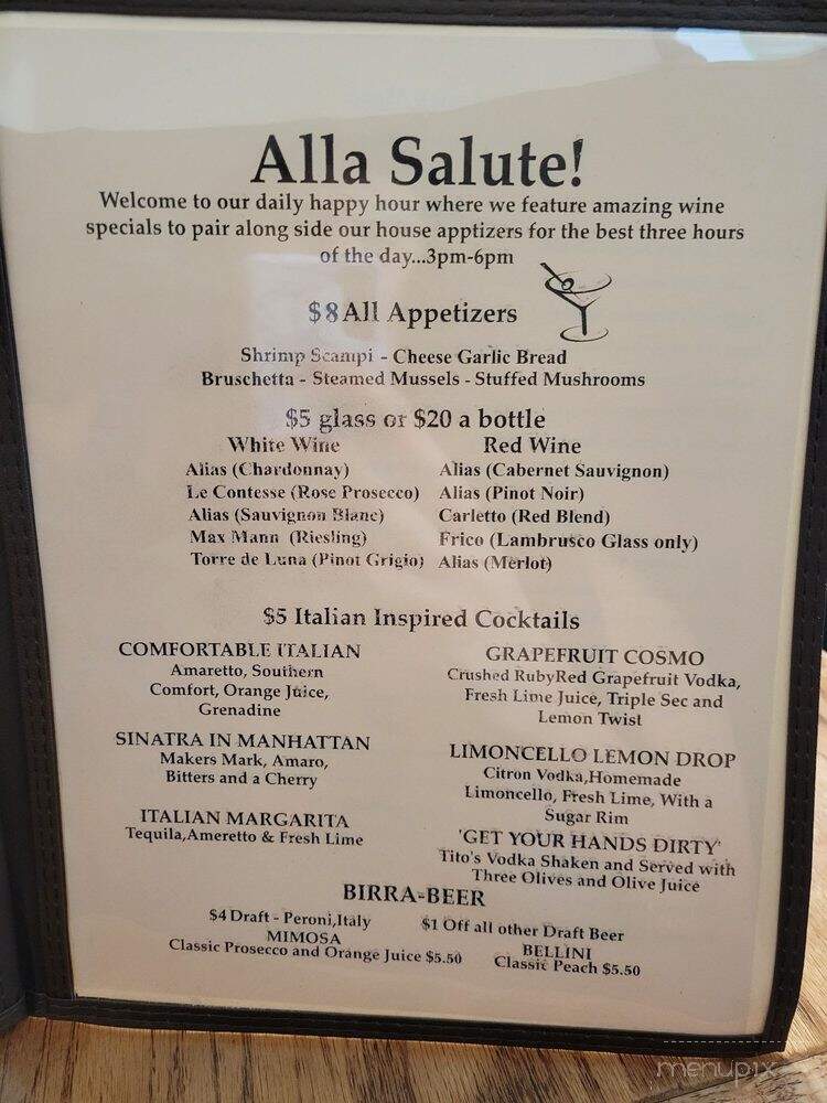 Guiseppe's - Tucson, AZ menu_pic