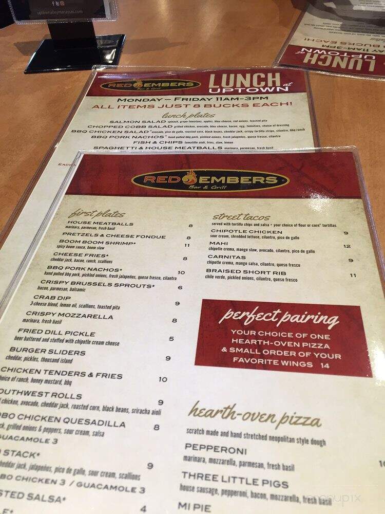 Red Embers - Manassas, VA menu_pic