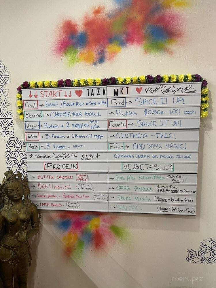Taza Mkt - Brooklyn, NY menu_pic