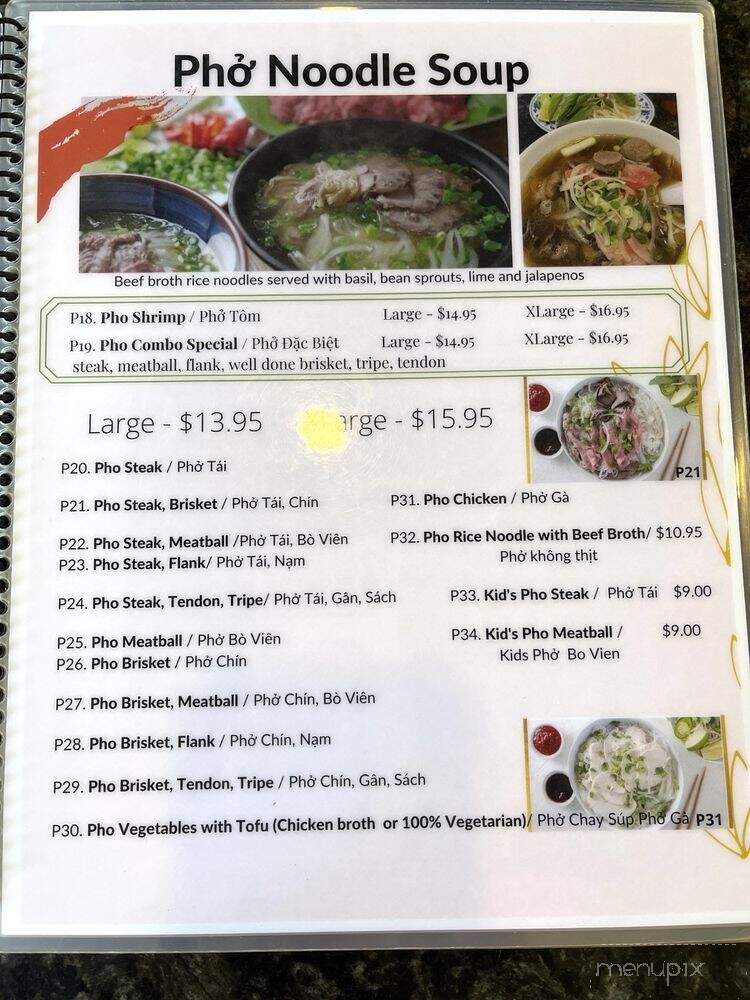Pho Dublin - Dublin, CA menu_pic