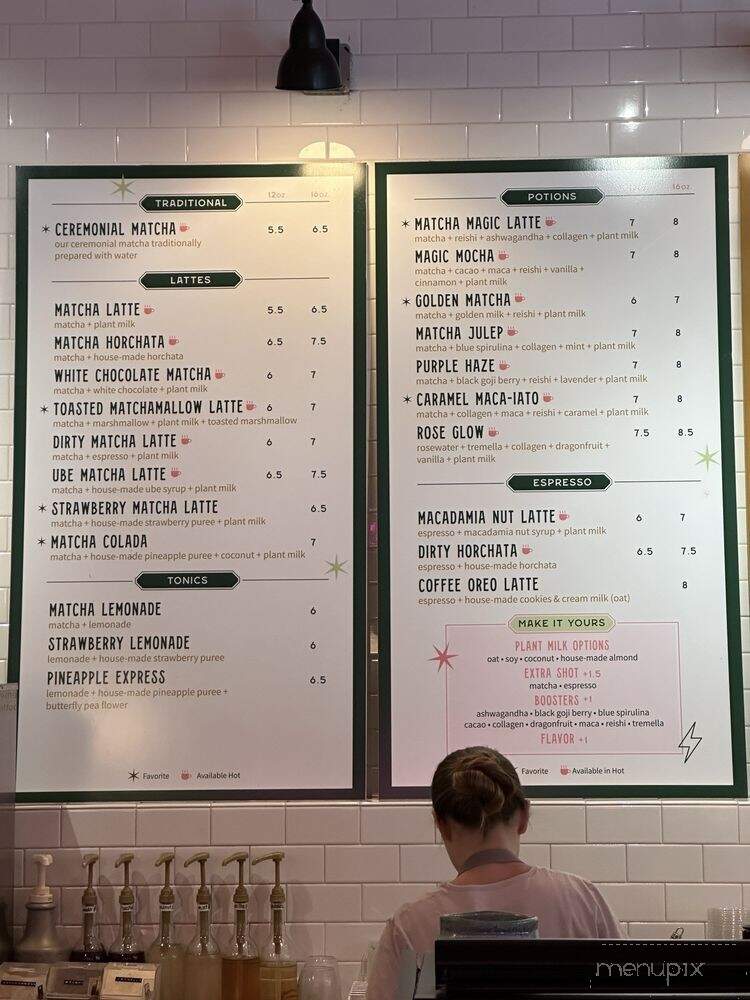 Matcha Magic - Bellevue, WA menu_pic