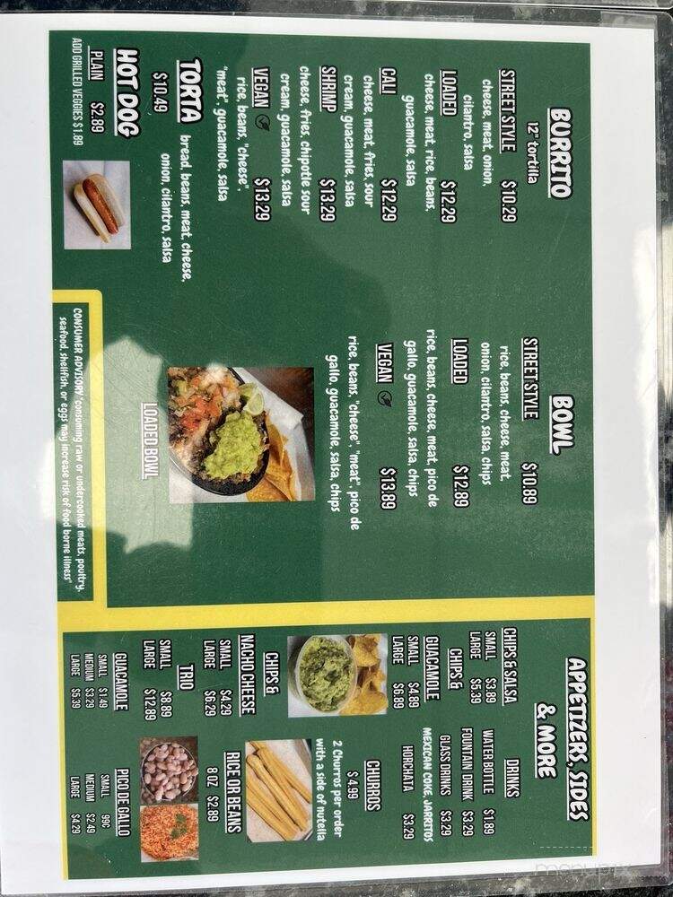 Taco Bros - Farmington Hills, MI menu_pic