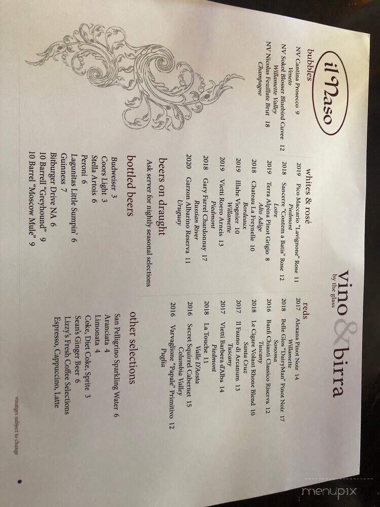 Lupo Fine Food & Wine - Ketchum, ID menu_pic
