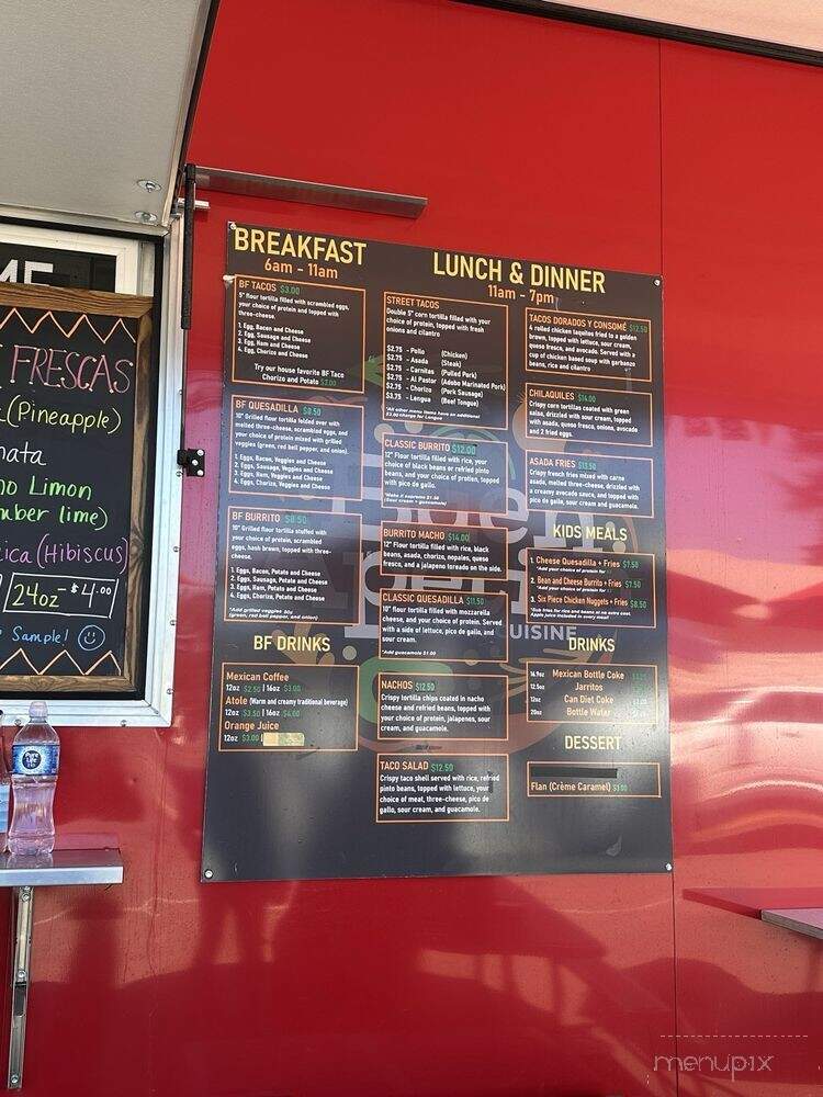 Buen Apetito - Vancouver, WA menu_pic