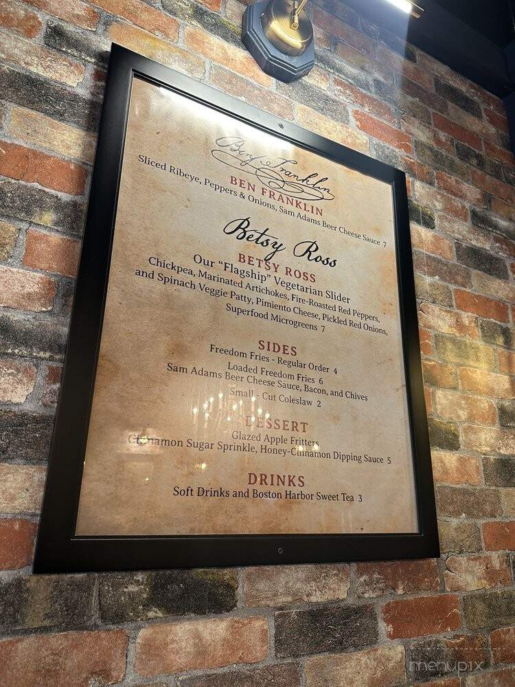 Sliders - Tallahassee, FL menu_pic