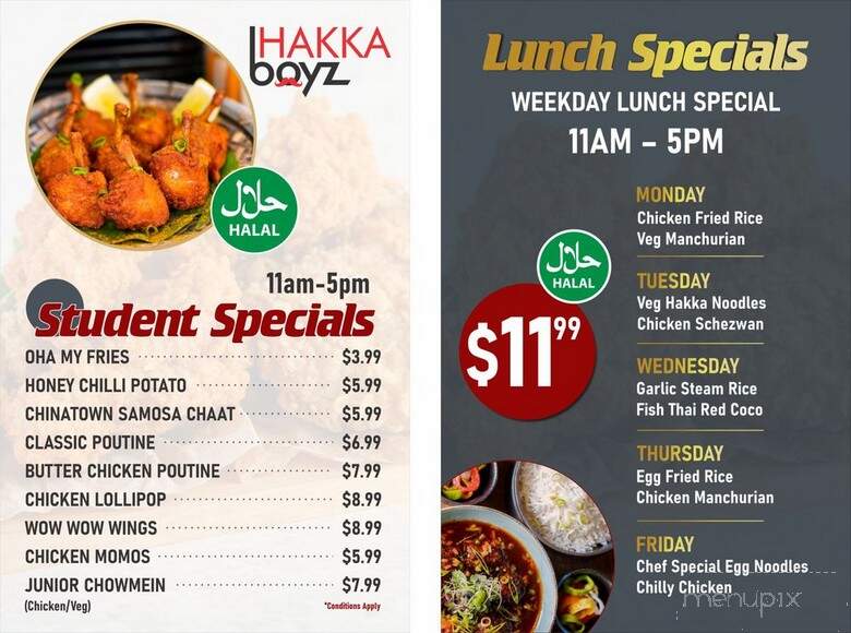 Hakka Boyz - Pickering, ON menu_pic