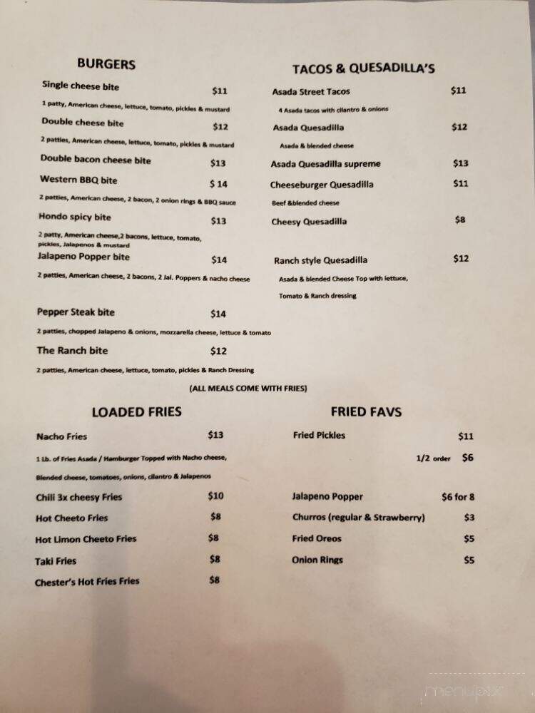 Bite Me - Hondo, TX menu_pic
