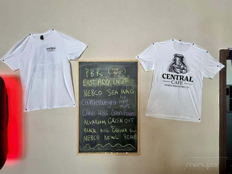Central Cafe - North Branford, CT menu_pic