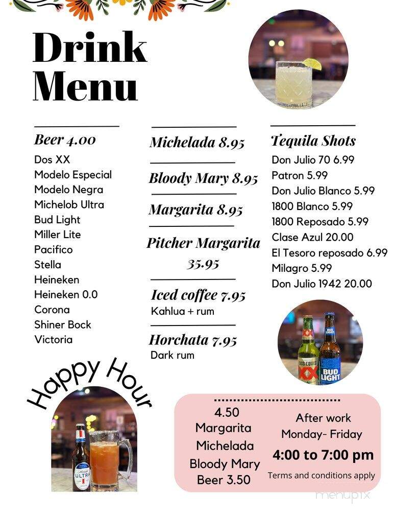 La Conga - Austin, TX menu_pic