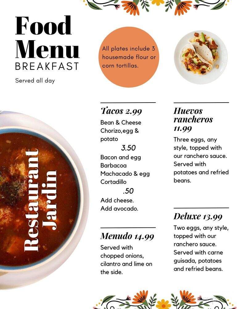 La Conga - Austin, TX menu_pic