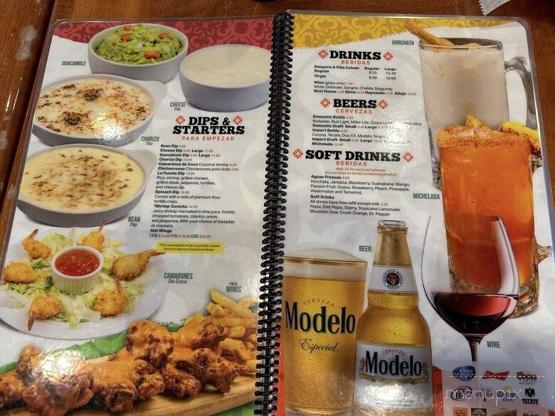 La Fuente Mexican Restaurant - Huntsville, AL menu_pic