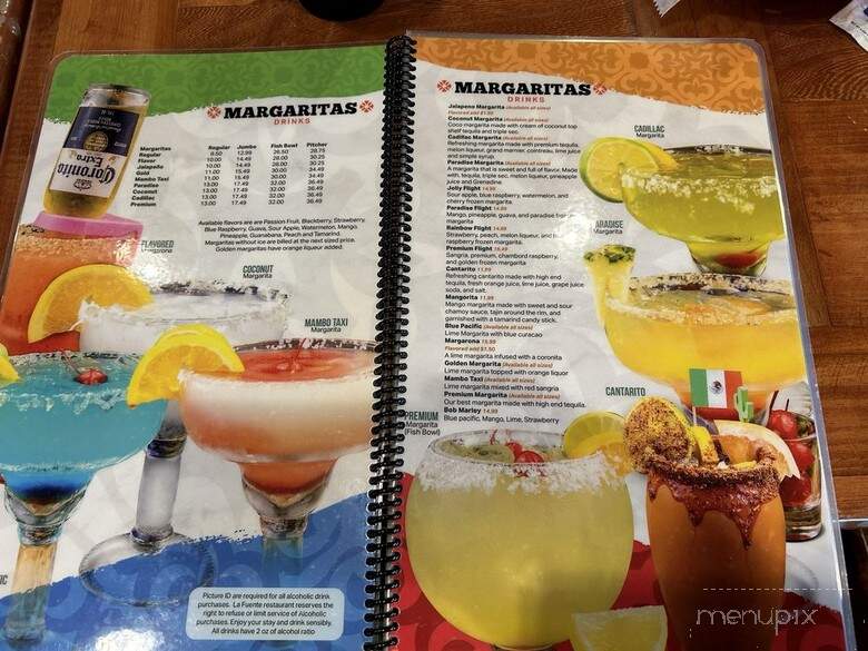La Fuente Mexican Restaurant - Huntsville, AL menu_pic