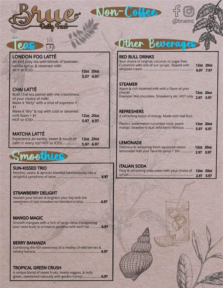 Brue - Virginia Beach, VA menu_pic