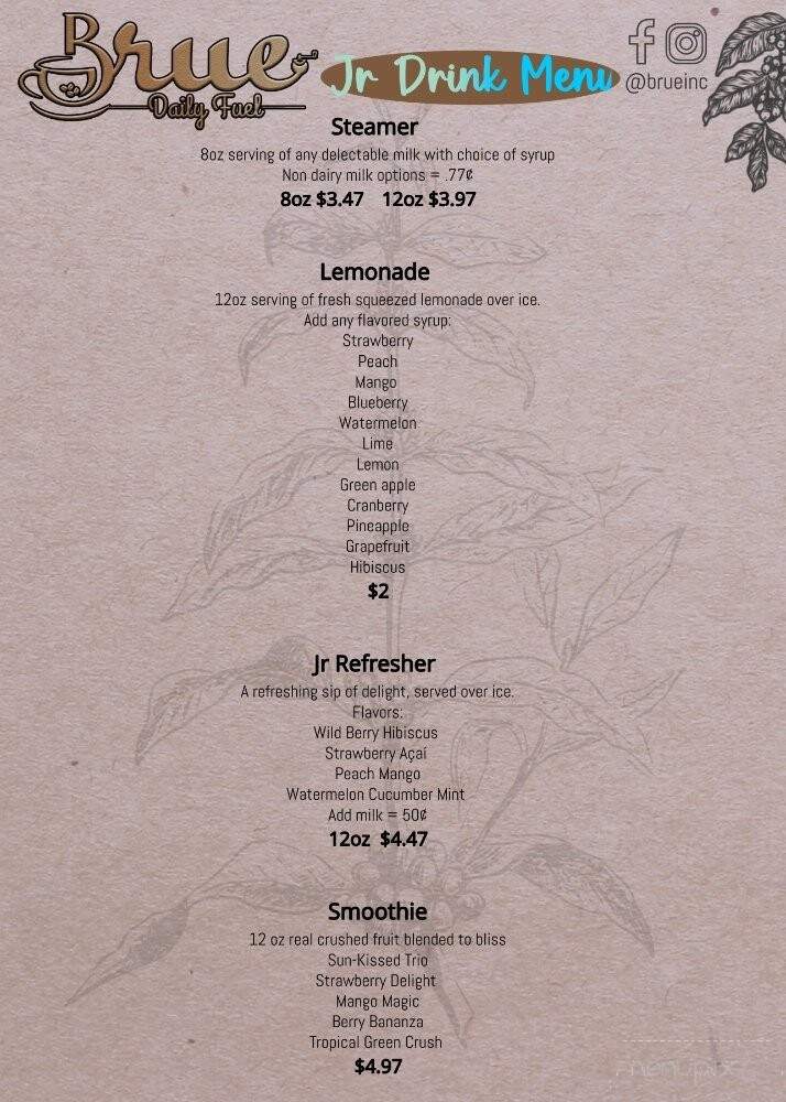 Brue - Virginia Beach, VA menu_pic