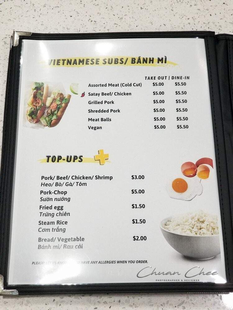 Pho #7 - Hamilton, ON menu_pic