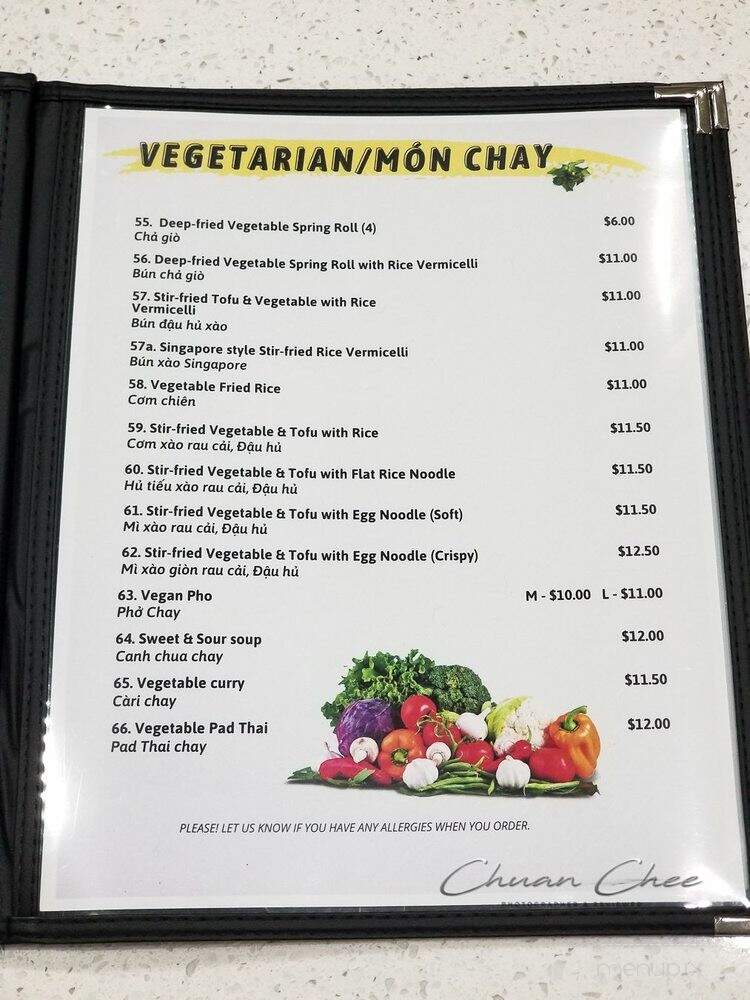 Pho #7 - Hamilton, ON menu_pic