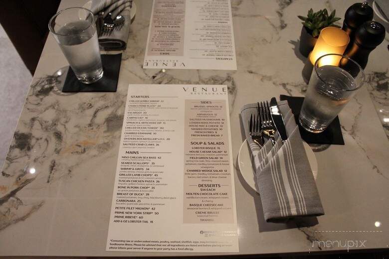 Venue Restaurant - Marion, AR menu_pic