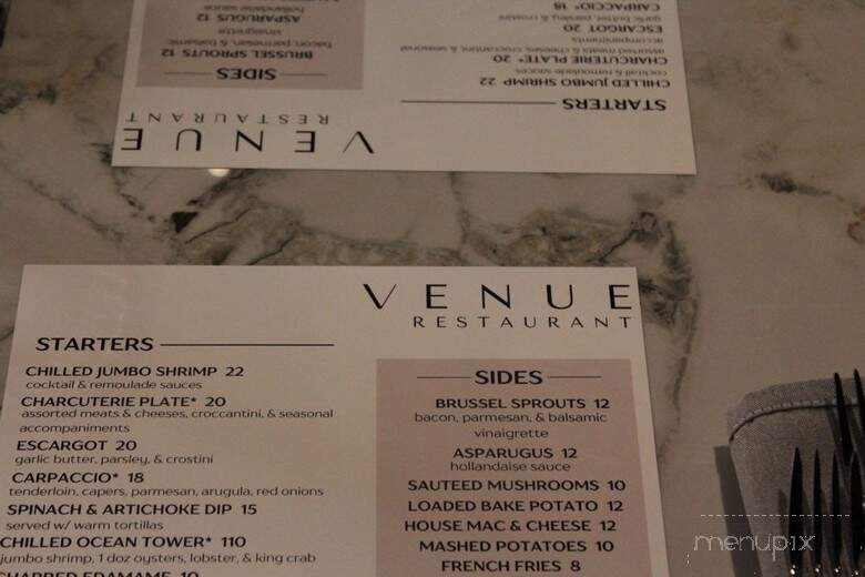 Venue Restaurant - Marion, AR menu_pic
