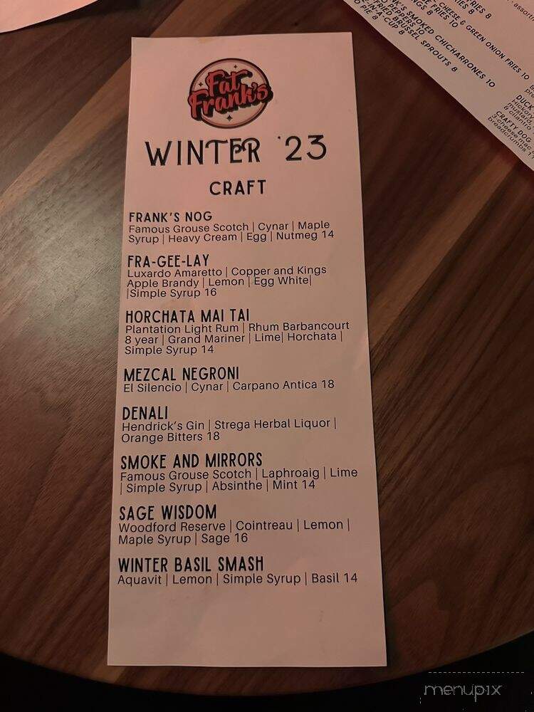 Fat Franks - Albuquerque, NM menu_pic
