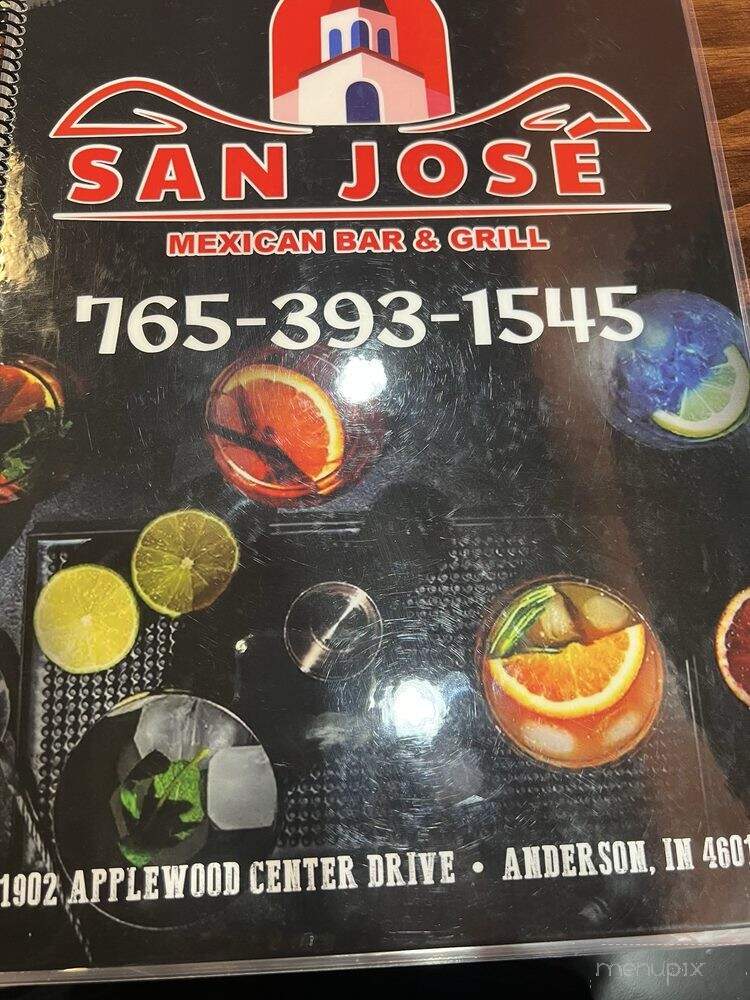 San Jose Taqueria and Restaurant - Anderson, IN menu_pic