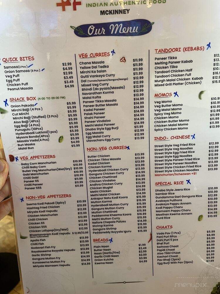Hashtag India - McKinney, TX menu_pic