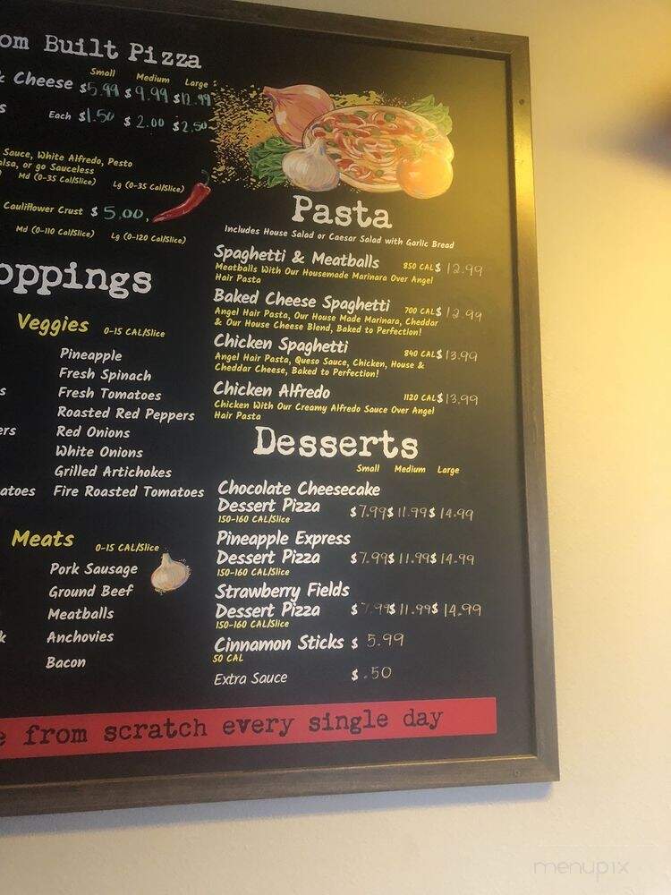 Lost Pizza - Pensacola, FL menu_pic