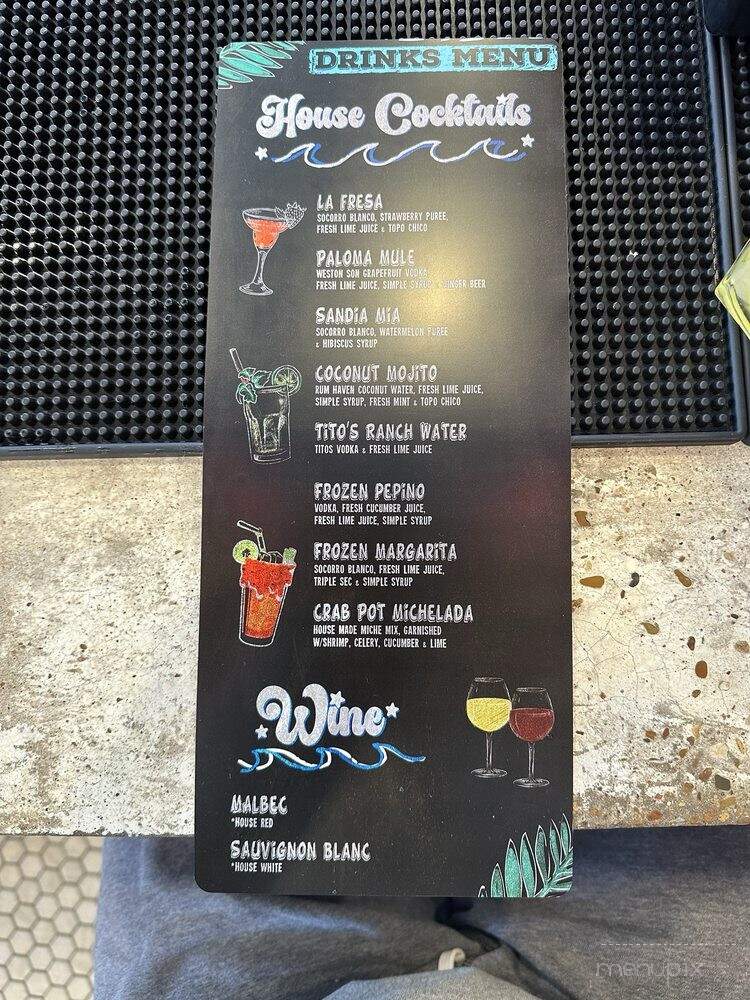 Crab Pot Boil House & Oyster Bar - Dallas, TX menu_pic