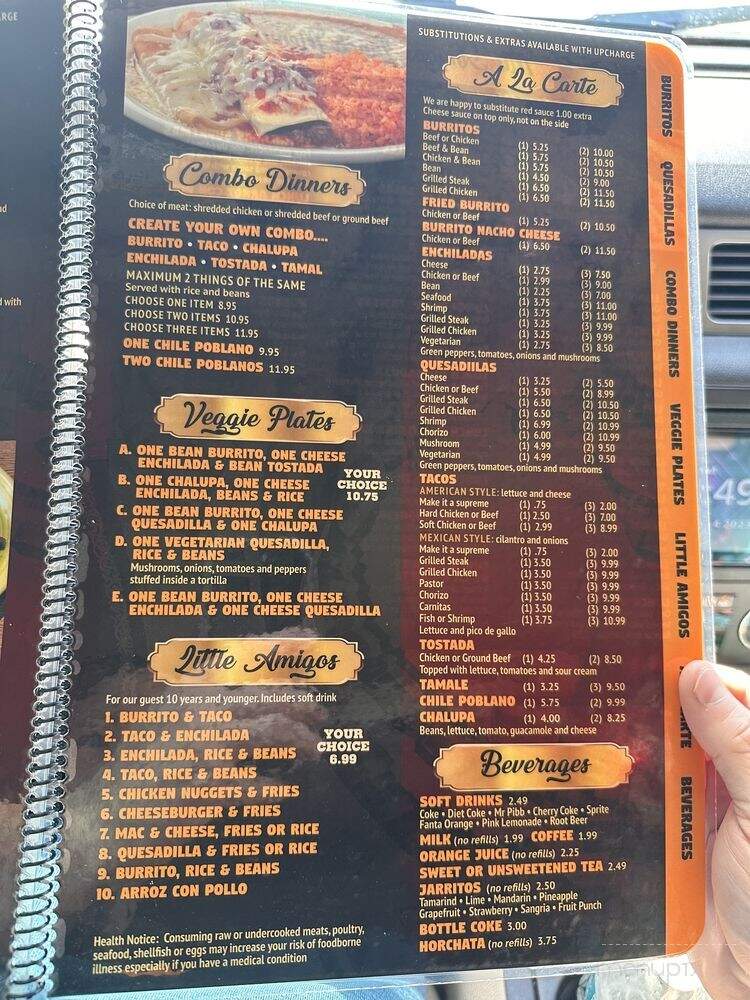 Mis Amigos - Martinsville, IN menu_pic