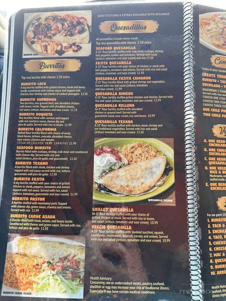 Mis Amigos - Martinsville, IN menu_pic