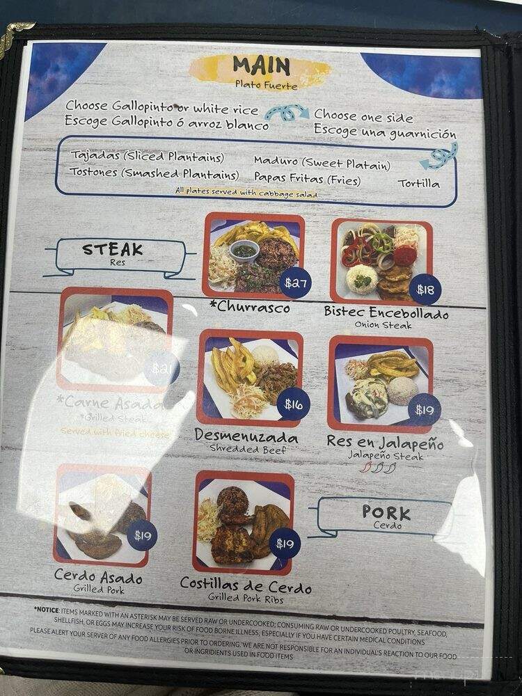 Mi Linda Managua - Norcross, GA menu_pic