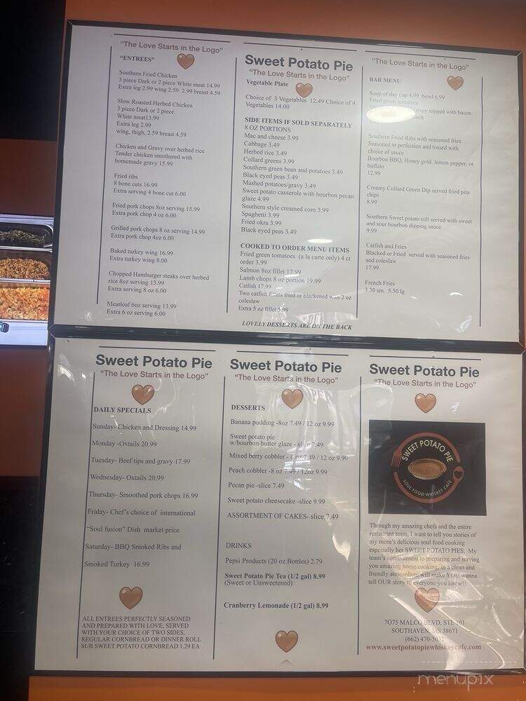 Sweet Potato Pie - Southaven, MS