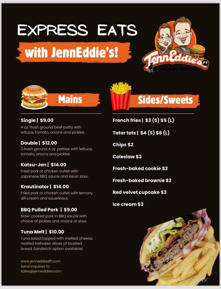JennEddie's Food Trailer - San Antonio, TX menu_pic