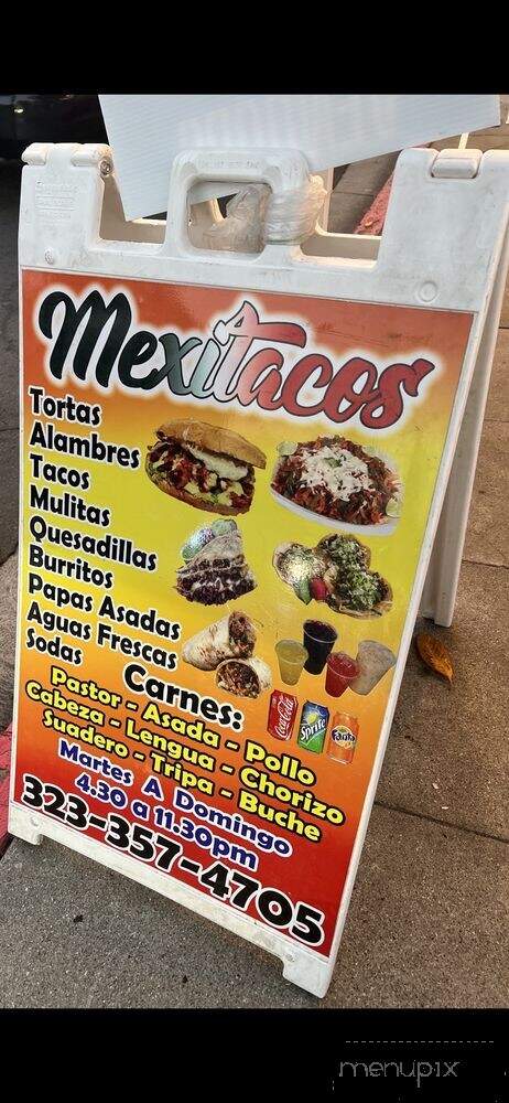 MexiTacos - Glendale, CA menu_pic