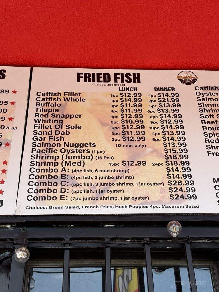 CookieRose Seafood and Southern - Los Angeles, CA menu_pic