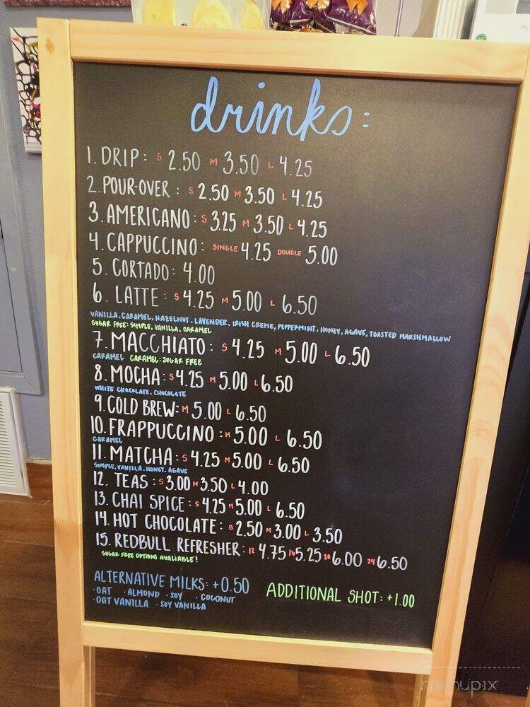 He Brews Coffee & Tea Company - West Sacramento, CA menu_pic