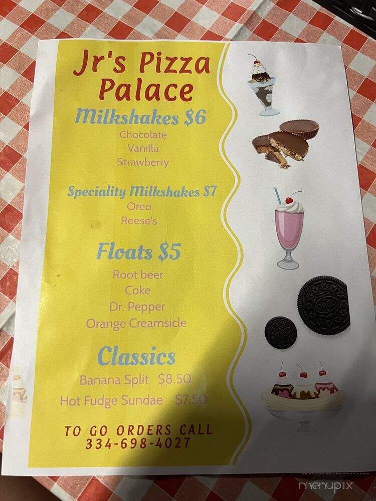 Jr's Pizza Palace - Newton, AL menu_pic